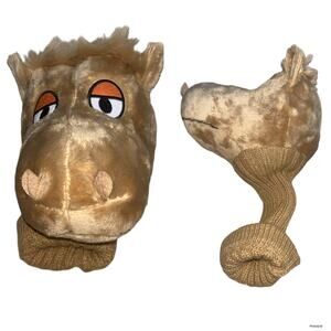 Camel Golf Club Driver Head Cover Camel-o-shy Golfing Pupet